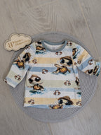 Coole Surfer-Schildkröten-Shirt